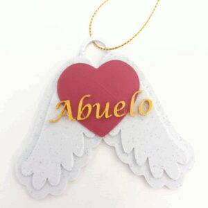 ADORNO ABUELO ALAS SER QUERIDO