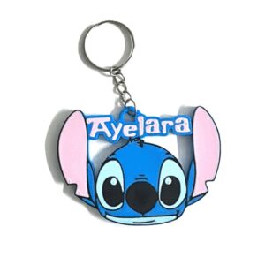 LLAVERO MOCHILA STITCH PERSONALIZADO