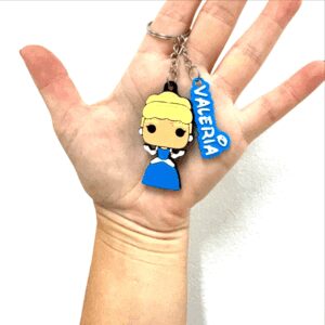 LLAVERO MOCHILA CENICIENTA PERSONALIZADO