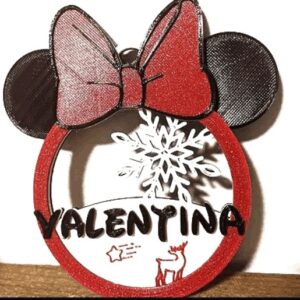 BOLA NAVIDAD MINNIE PLANA