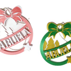 BOLA NAVIDAD PLANA ABUELA