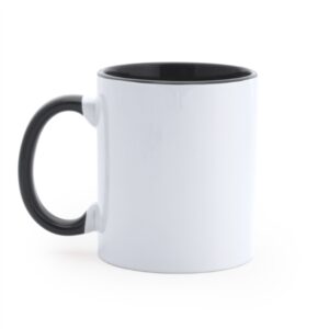 TAZA NEGRA-BLANCA PARA SUBLIMACIÓN MG